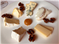 cheeses plated